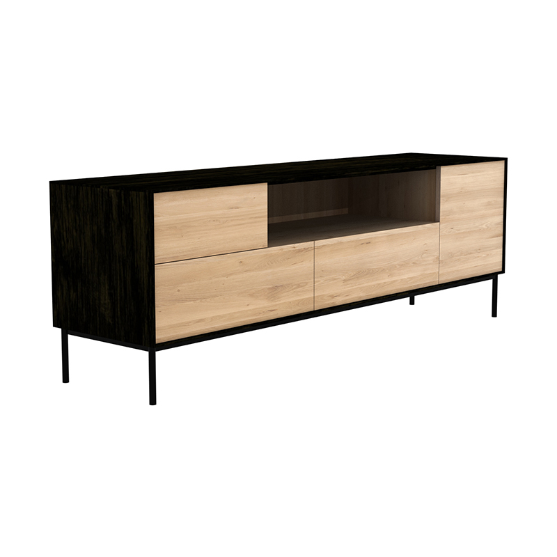 OAK BLACKBIRD TV BOARD 1DOOR/1FD.DOOR/2DRAWER (オーク