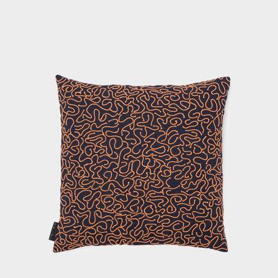 TCS リップル クッションカバー 45×45 ブルー